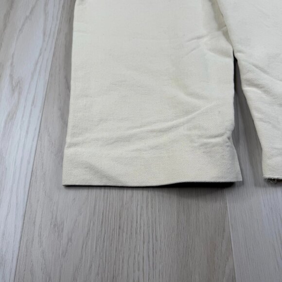 After Pray Mens Ivory Waistband Belted Pleated Straight Leg Chino Pants Large - Picture 9 of 14